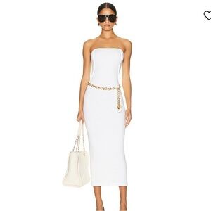 HELSA Organic Jersey Seamed Tube Dress